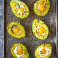 Baked Eggs in Avocado