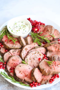 Best Beef Tenderloin with Creamy Mustard Sauce