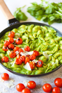 Creamy Pesto Shells