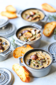 Creamy Roasted Mushroom Soup