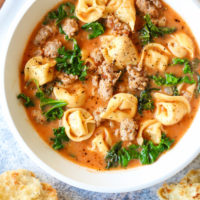 Creamy Tortellini Soup