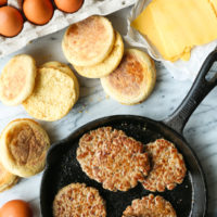 Freezer Sausage, Egg, and Cheese Breakfast Sandwiches