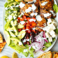 Grilled Greek Chicken Salad