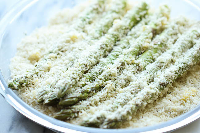 Baked Asparagus Fries - A healthy alternative to french fries baked to crisp perfection right in the oven!