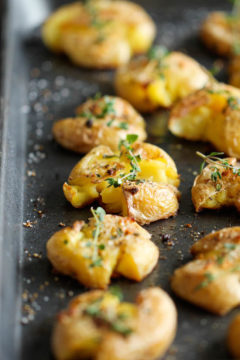 Garlic Smashed Potatoes