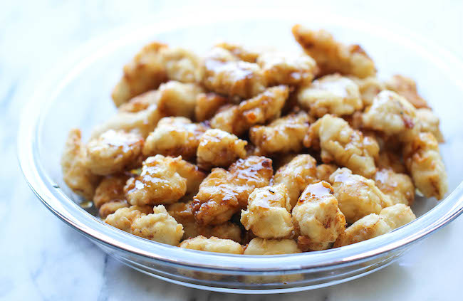 Asian Honey Chicken - A take-out favorite that you can easily make right at home - and the homemade version tastes a millions times better!