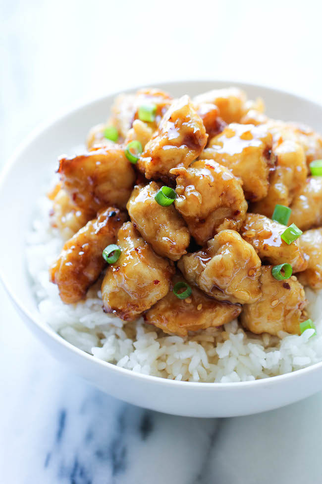 Asian Honey Chicken - A take-out favorite that you can easily make right at home - and the homemade version tastes a millions times better!