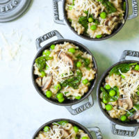 Instant Pot Mushroom Risotto