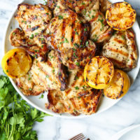 Lemon Garlic Chicken Thighs Recipe