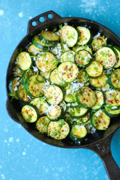 Parmesan Lemon Zucchini