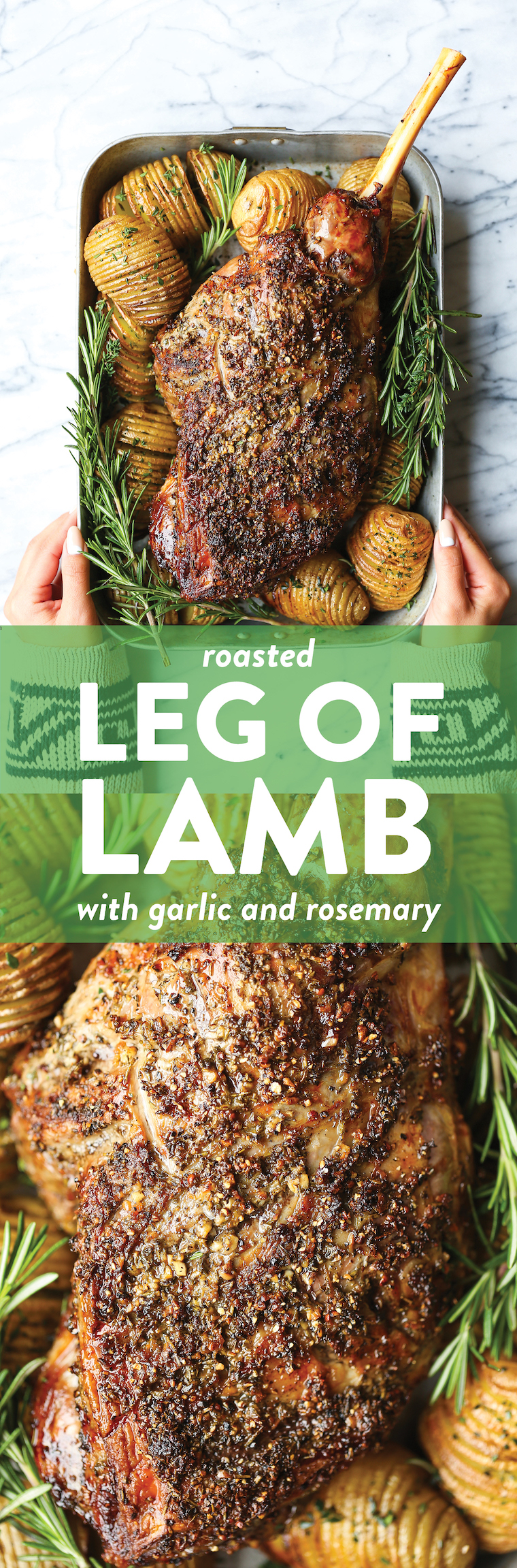 Roasted Leg of Lamb - This recipe is so good yet it doesn't require too much time, effort or ingredients. It's easy & fool-proof, even for you first-timers!