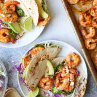 Sheet Pan Shrimp Tacos