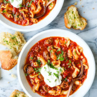 Slow Cooker Lasagna Soup